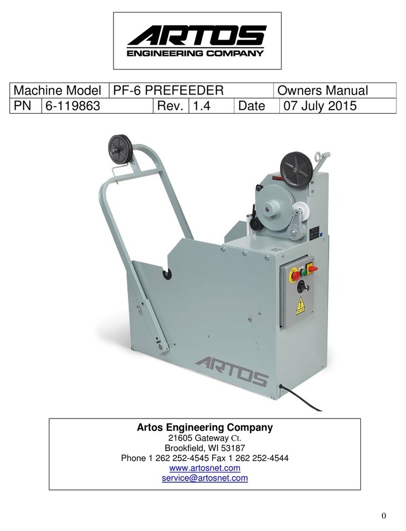Artos PF-6 owner's manual Artos PF-6 owner's manual