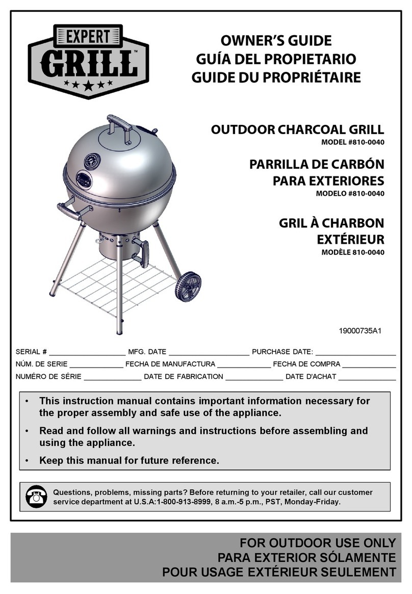 EXPERT GRILL 810-0040 User manual EXPERT GRILL 810-0040 User manual