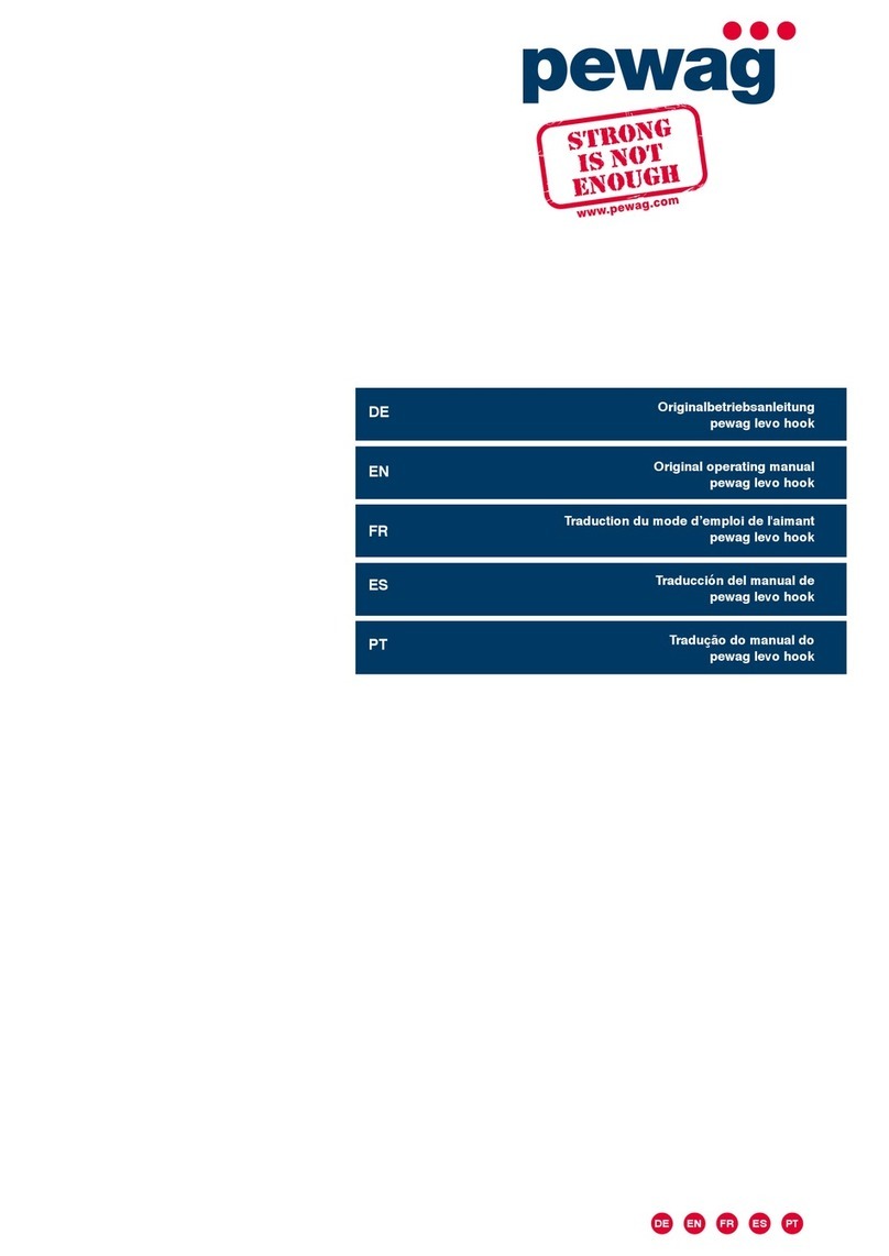pewag levo hook LH5 Installation instructions