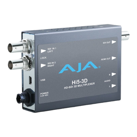 AJA Hi5-3D Operating instructions