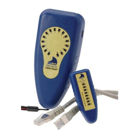 DataShark Data/Link Cable-Check 70025 operating instructions