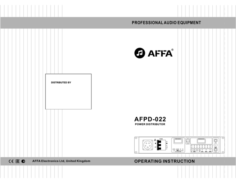 AFFA AFPD-022 User manual