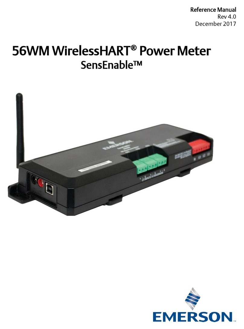 Emerson 56WM WirelessHART SensEnable Reference manual
