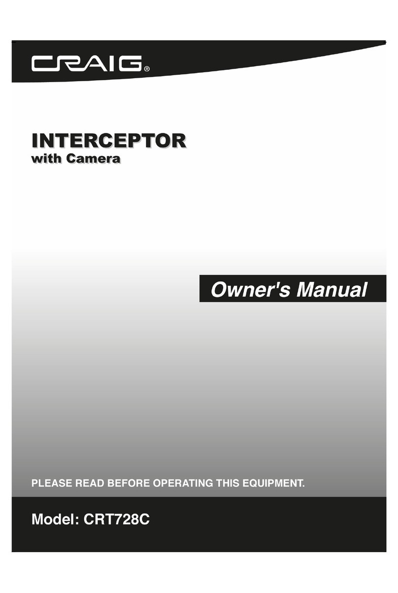 Craig CRT728C User manual