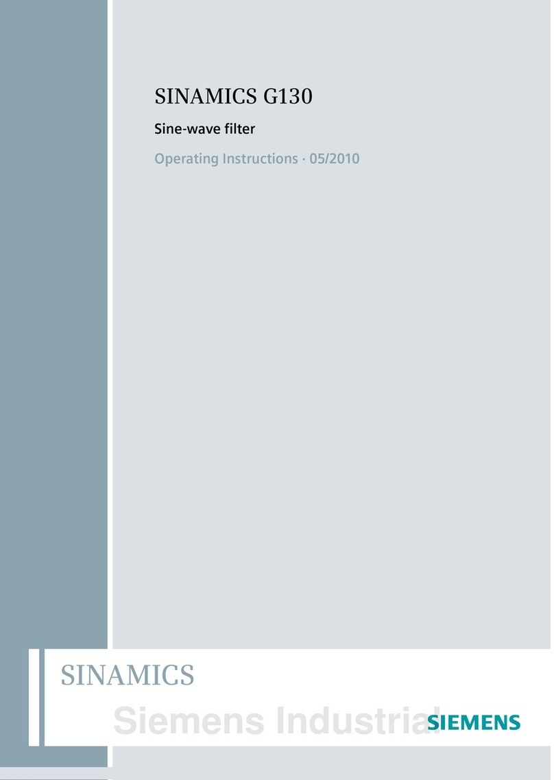 Siemens SINAMICS G130 User manual