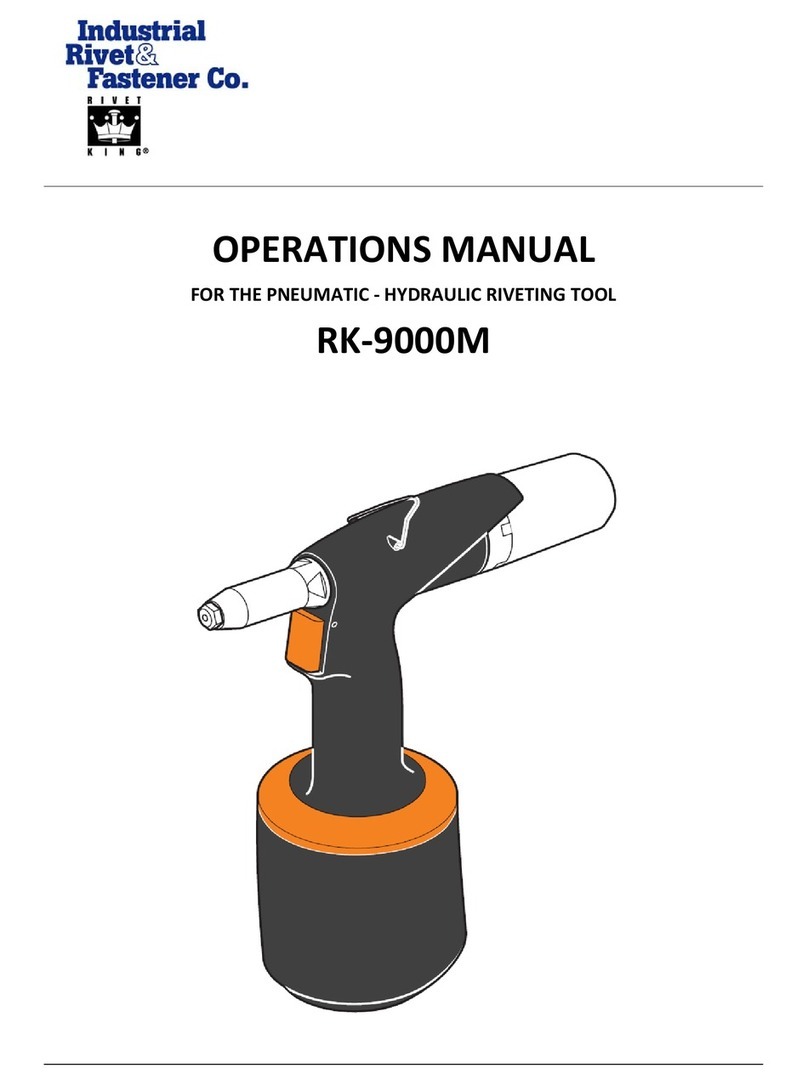 Industrial Rivet & Fastener Co. RK-9000M User manual