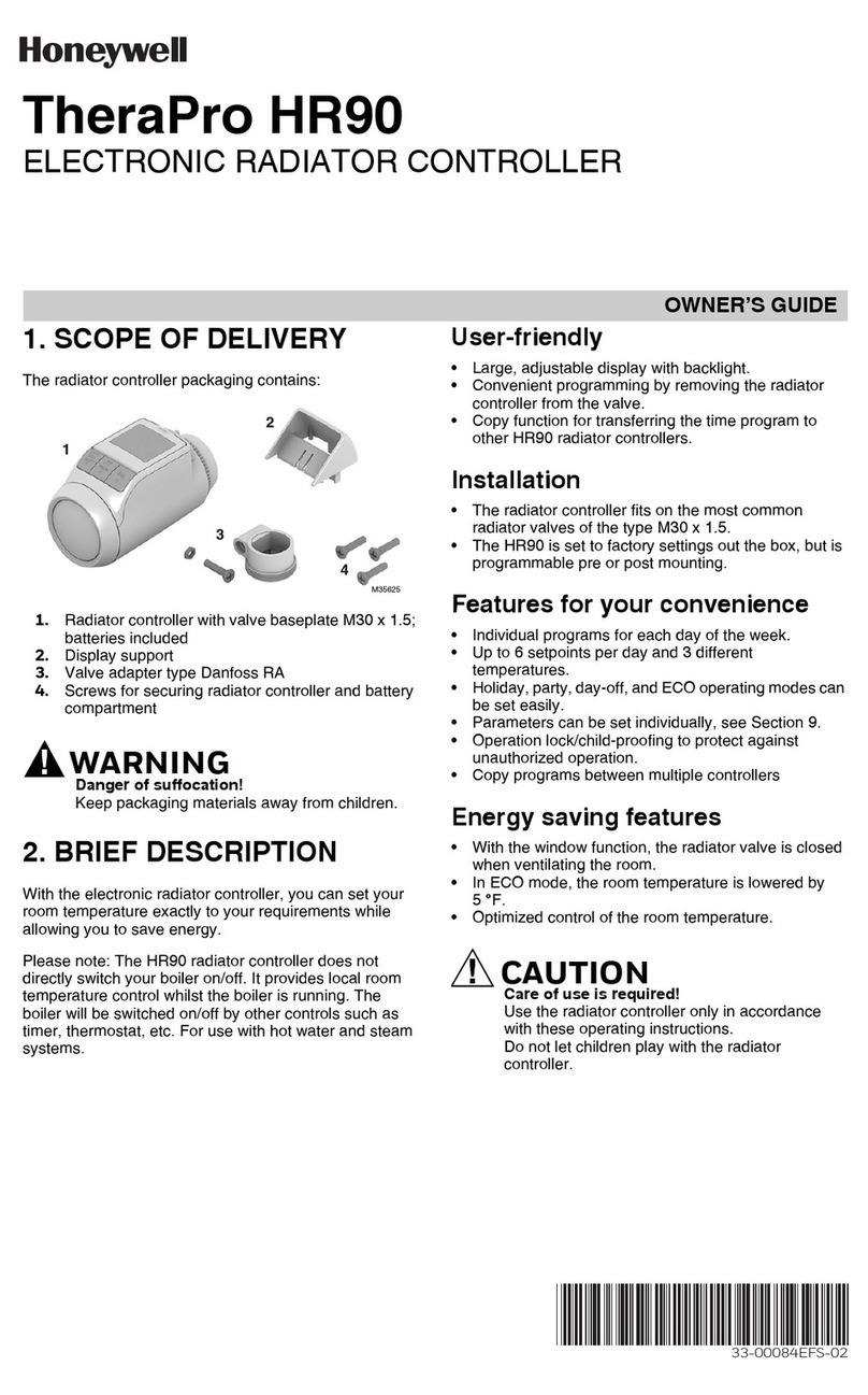 Honeywell TheraPro HR90 User manual