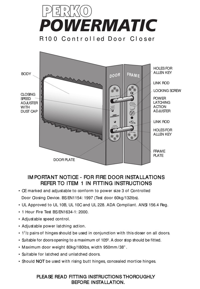 Perko POWERMATIC R100 User manual