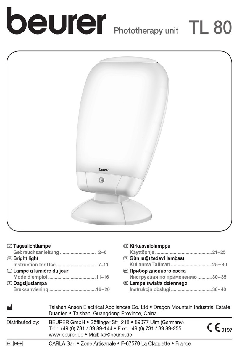 Beurer TL 80 User manual