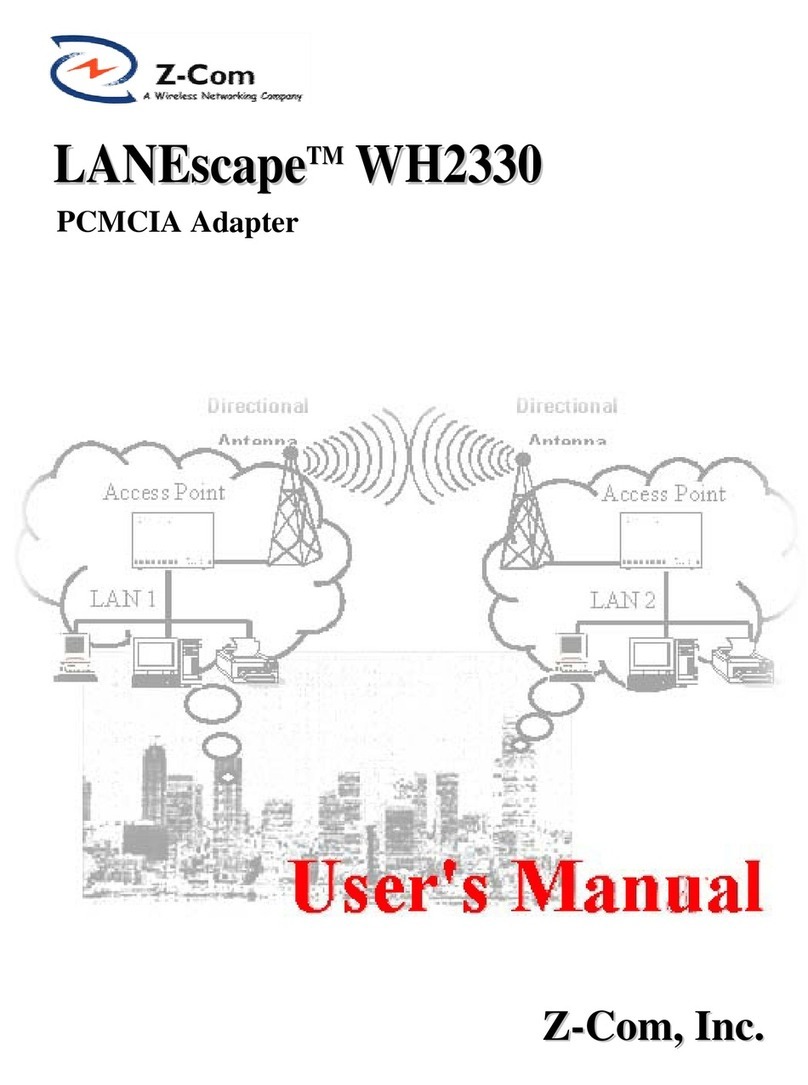Zcom LANEscape WH2330 User manual