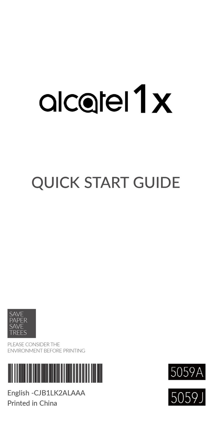 Alcatel 1x Evolve User manual