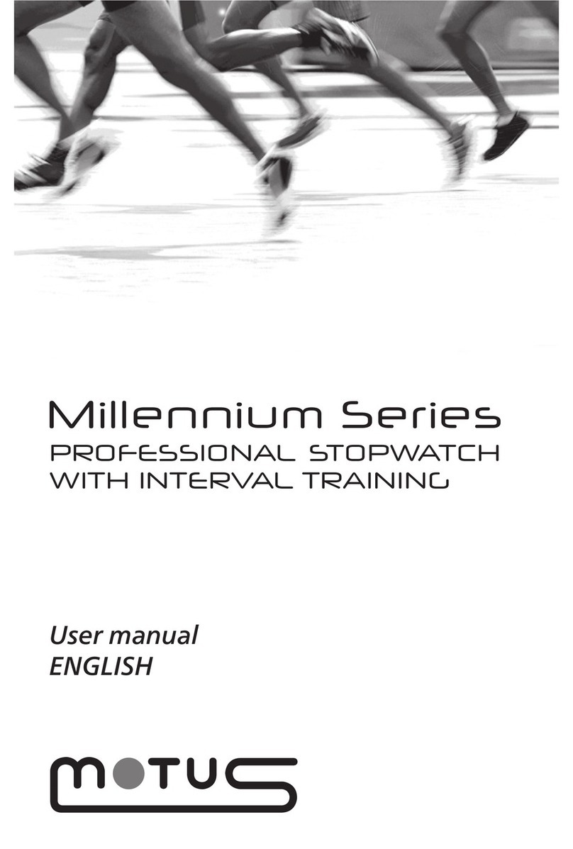 Motus Millennium Series user manual