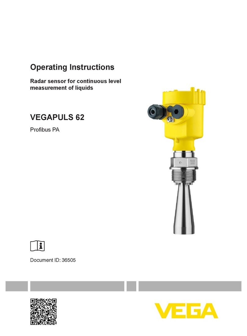 Vega VEGAPULS 62 operating instructions