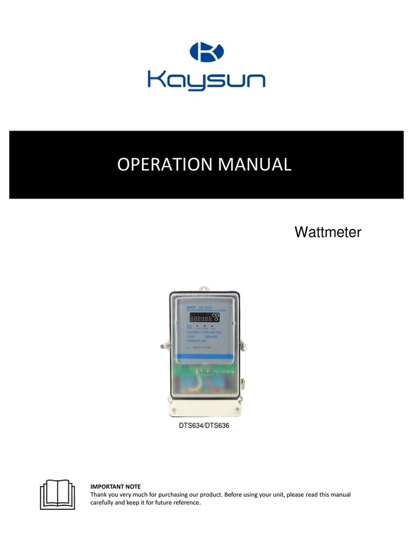 Kaysun DTS634 Operation manual
