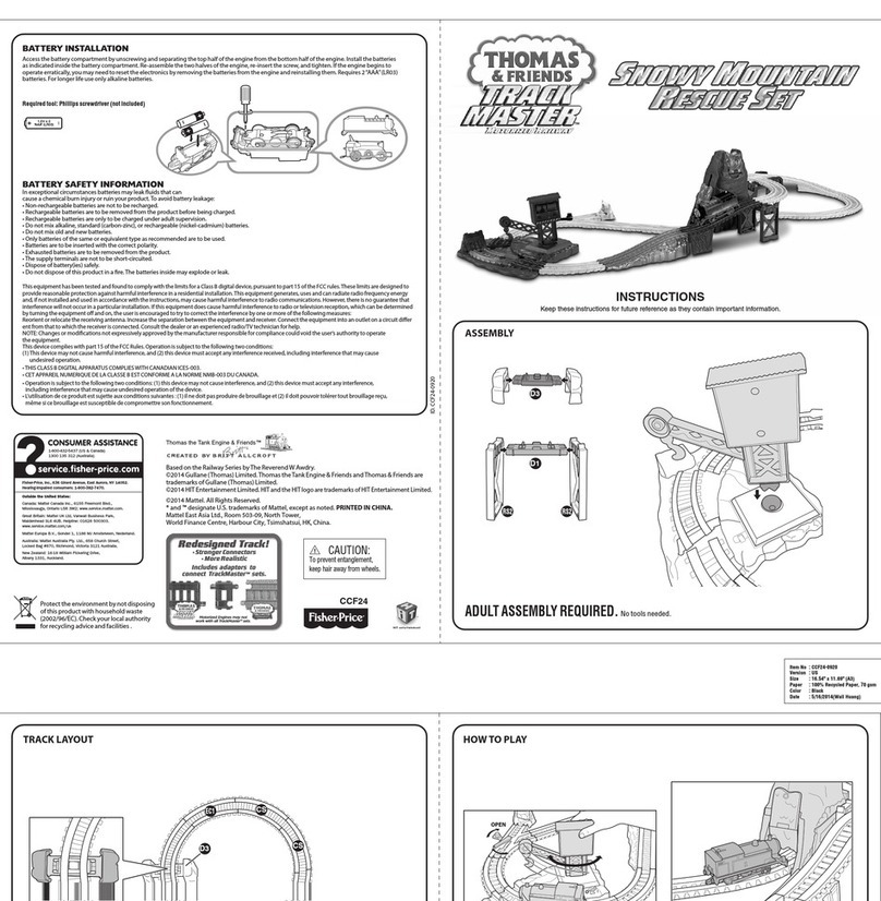 Fisher-Price CCF24 User manual Fisher-Price CCF24 User manual