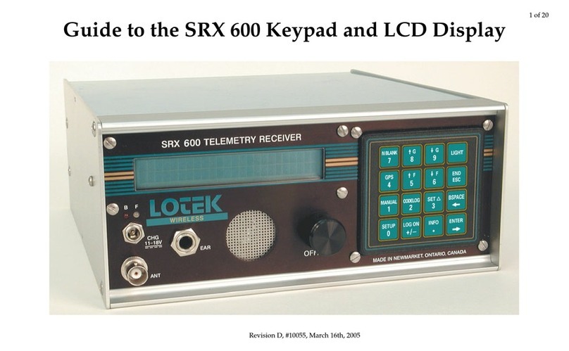 Lotek Wireless SRX 600 Guide