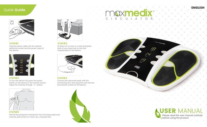 maxmedix Circulator user manual