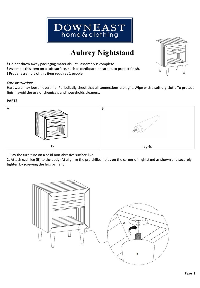 Down East Aubrey Assembly guide Down East Aubrey Assembly guide