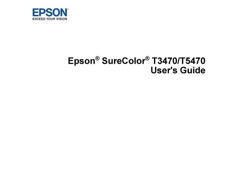 Epson SureColor T3470 User manual