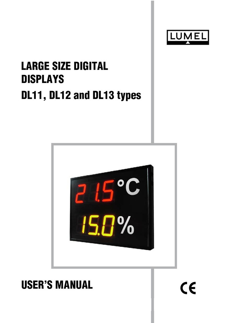 Lumel DL11 user manual