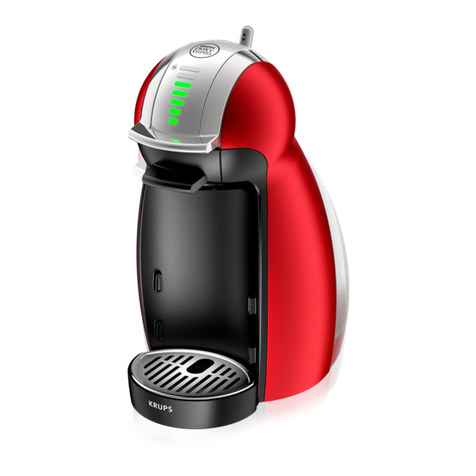 Nescafe Dolce Gusto KRUPS GENIO user manual