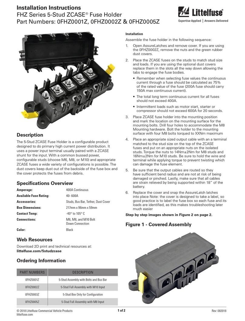 Littelfuse FHZ Series installation instructions