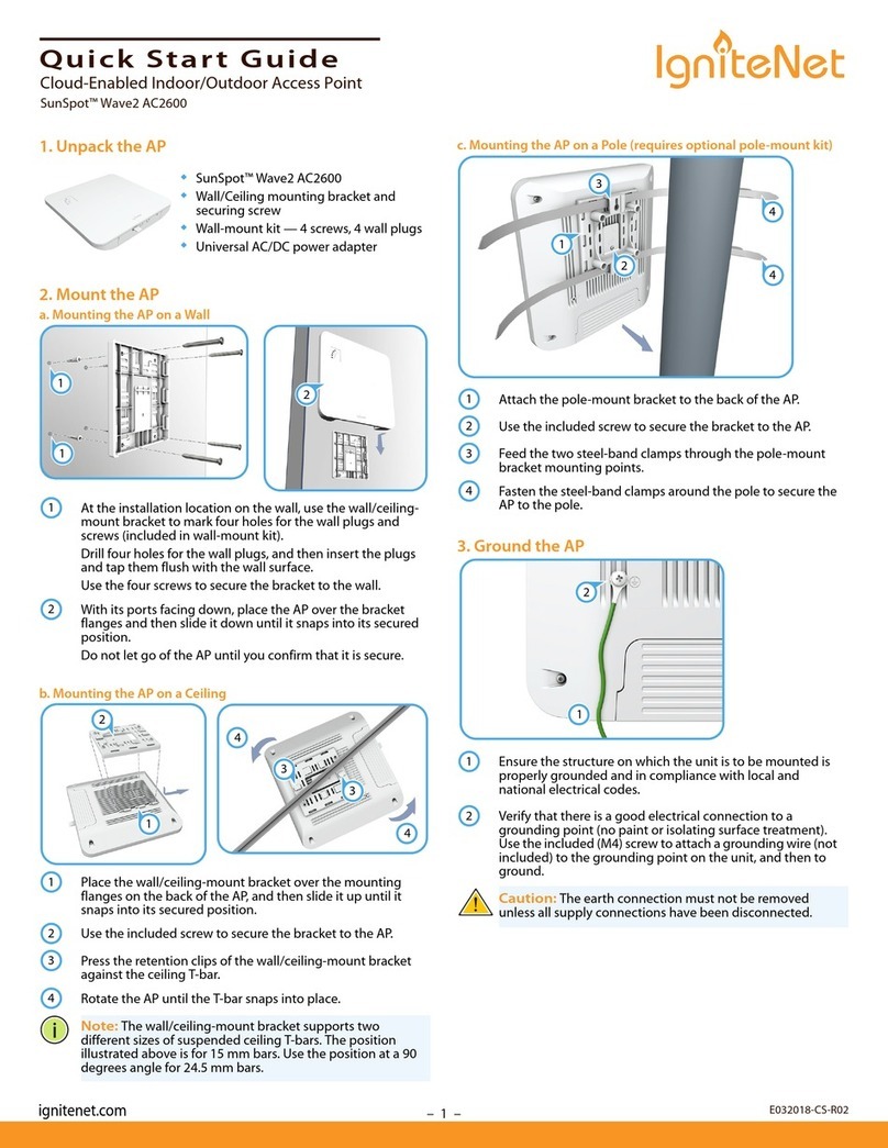 IgniteNet SunSpot AC Wave2 User manual