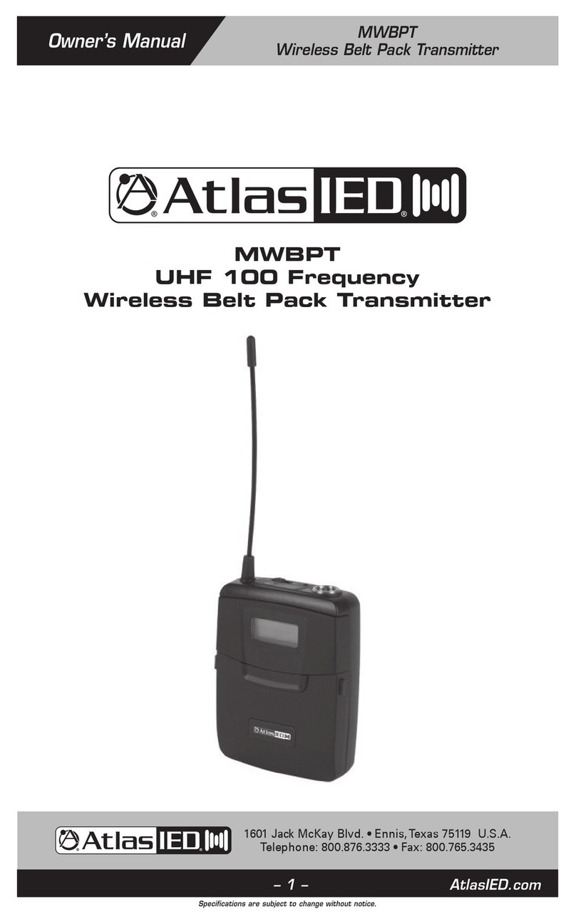 Atlas IED MWBPT User manual