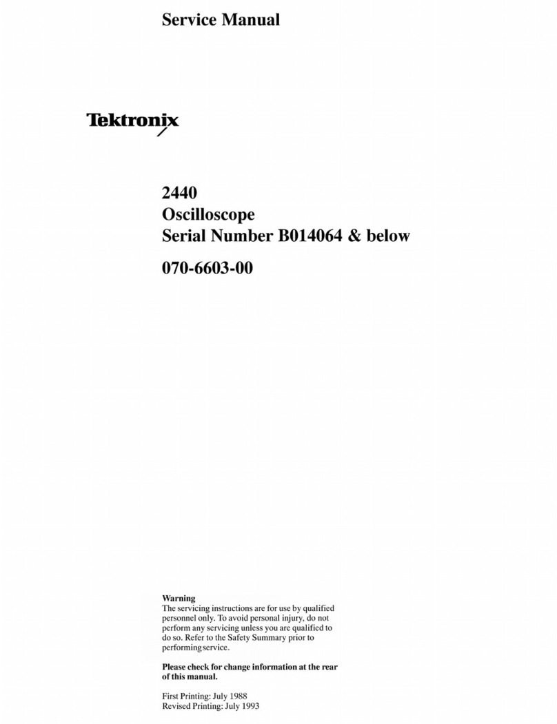 Tektronix 2440 User manual