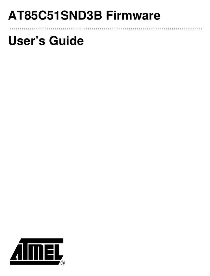 Atmel AT85C51SND3B user guide