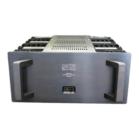 Madrigal Audio Mark Levinson ?20.6 operating manual