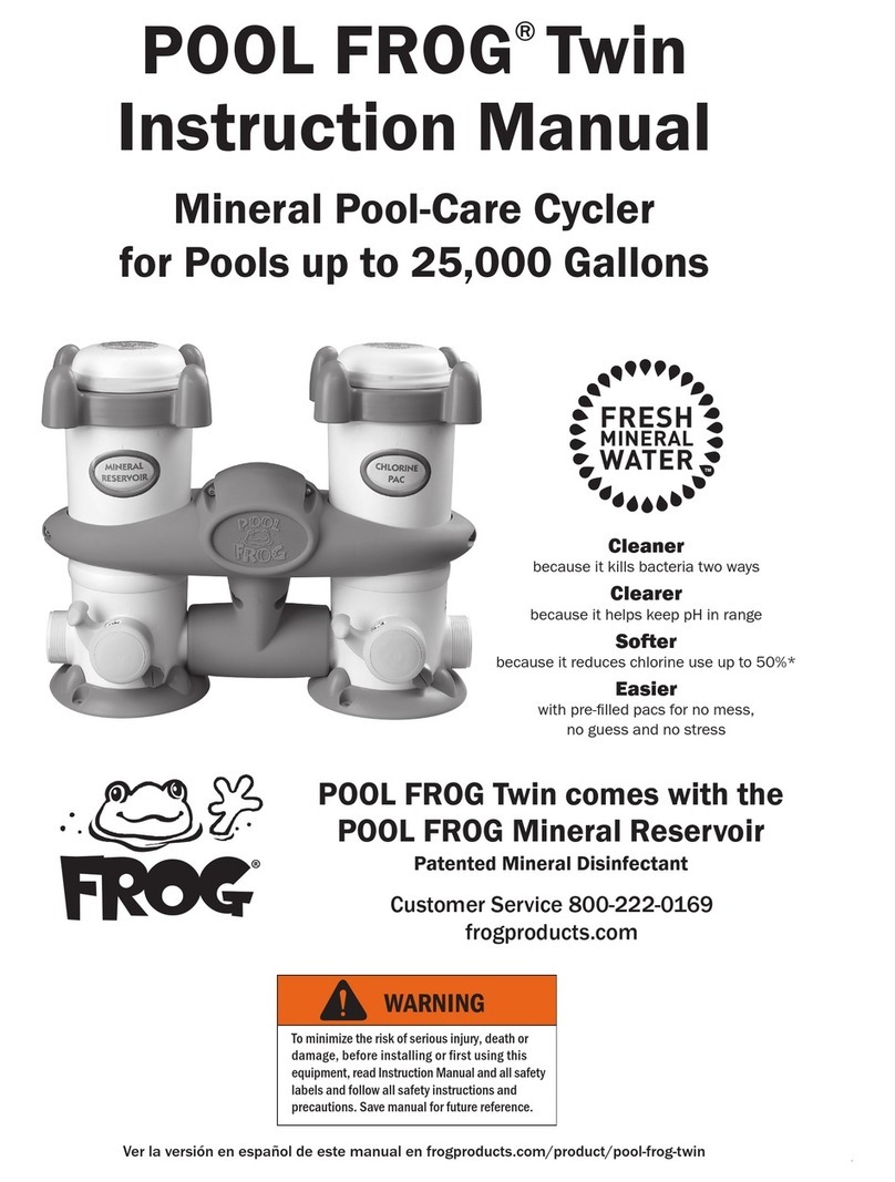 Frog Pool Frog Twin instruction manual Frog Pool Frog Twin instruction manual