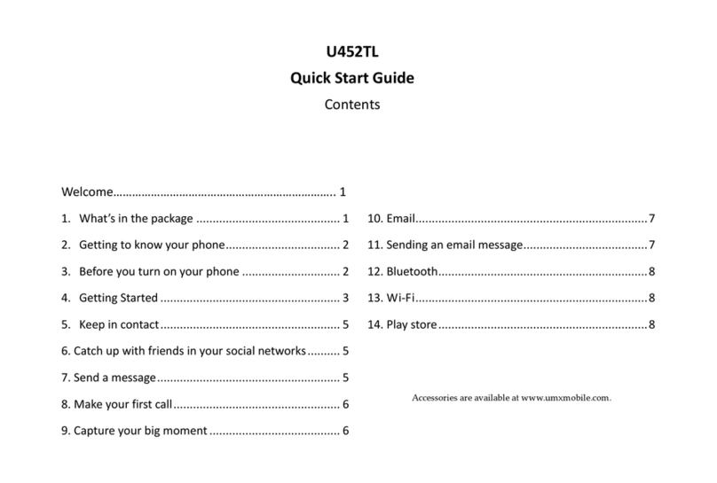 UMX U452TL User manual