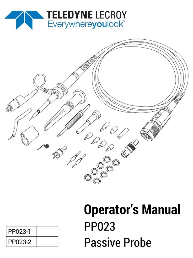 Teledyne Lecroy PP023 operating manual