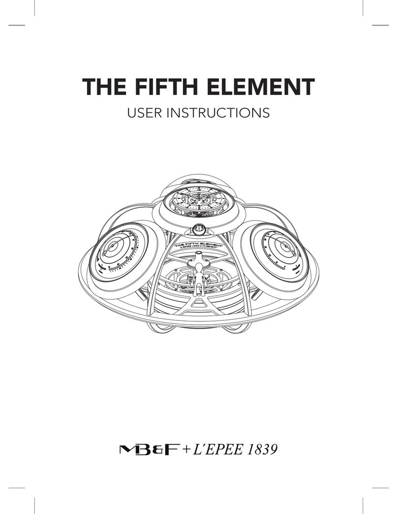 MB&F THE FIFTH ELEMENT User instructions