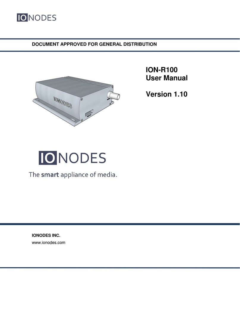 IONODES ION-R100 user manual