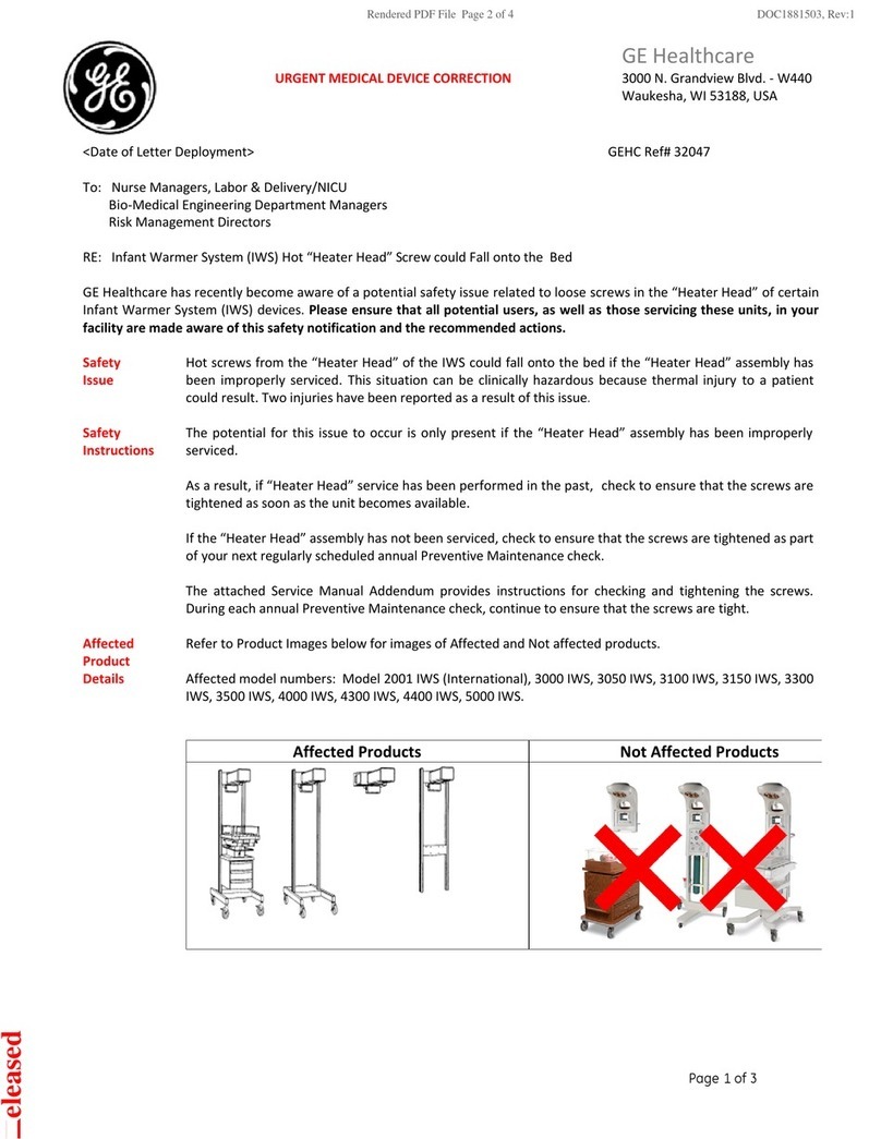 GE 2001 IWS User manual