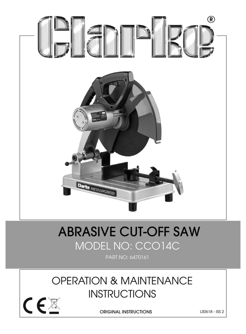 Clarke CCO14C Operation & maintenance instructions