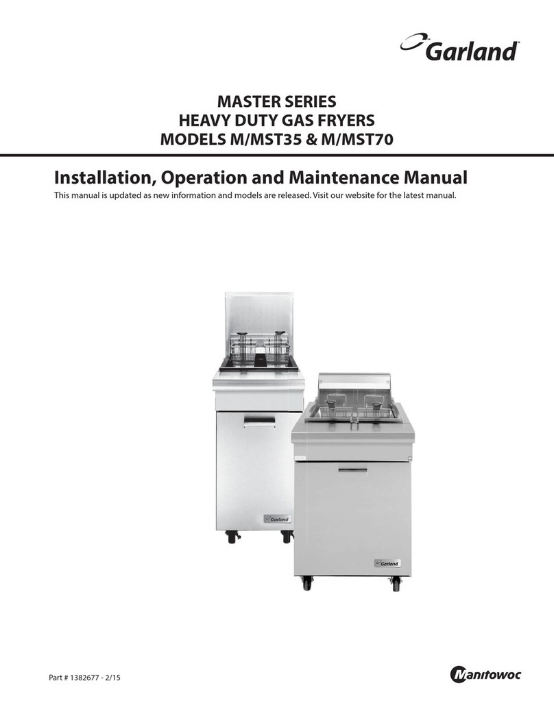 Garland M/MST35 Installation, operation and maintenance manual