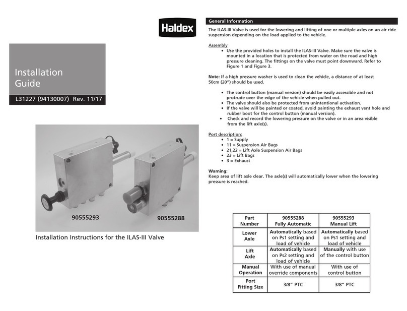 Haldex ILAS-III 90555293 installation guide