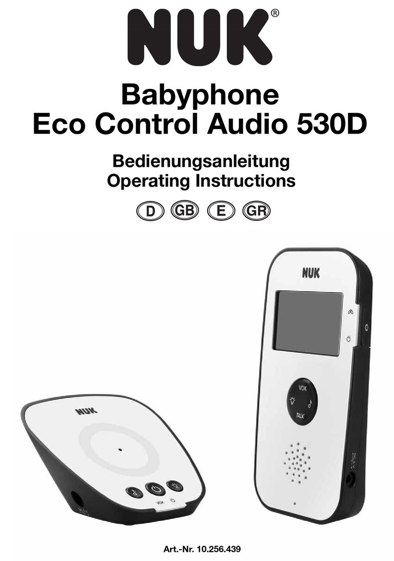 NUK Eco Control Audio 530D operating instructions