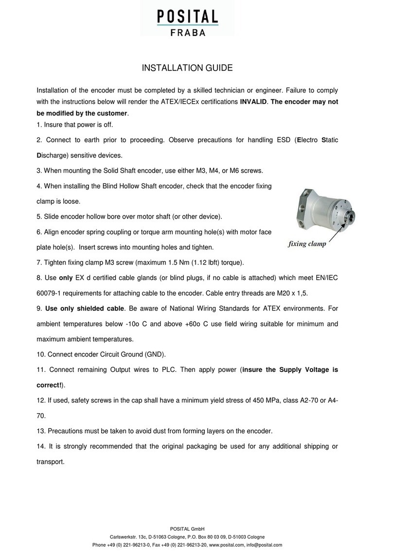POSITAL FRABA Installation guides