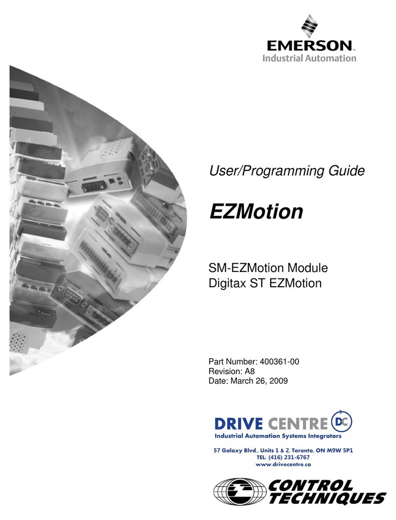 Emerson EZMotion user guide