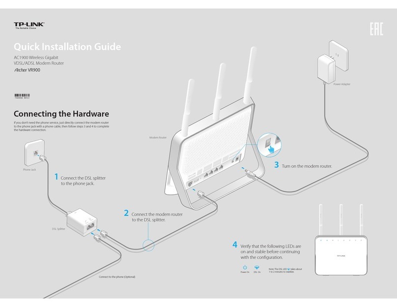TP-Link Archer VR900 User manual