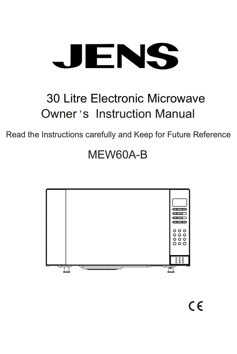 Jens MEW60A-B Owner's instruction manual