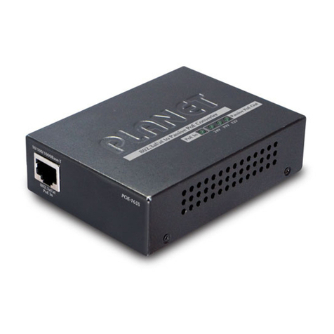 Planet POE-165S User manual Planet POE-165S User manual