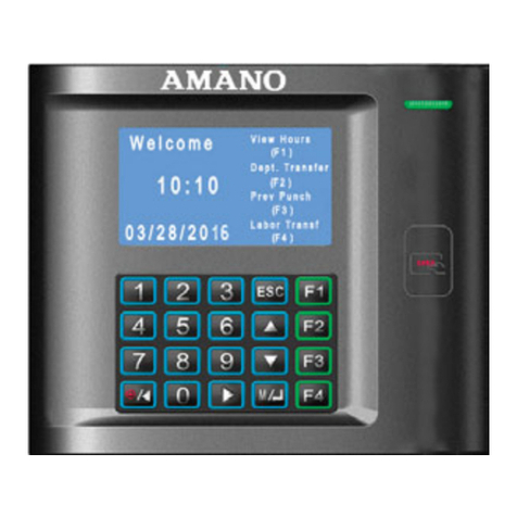 Amano MTX-30 User manual