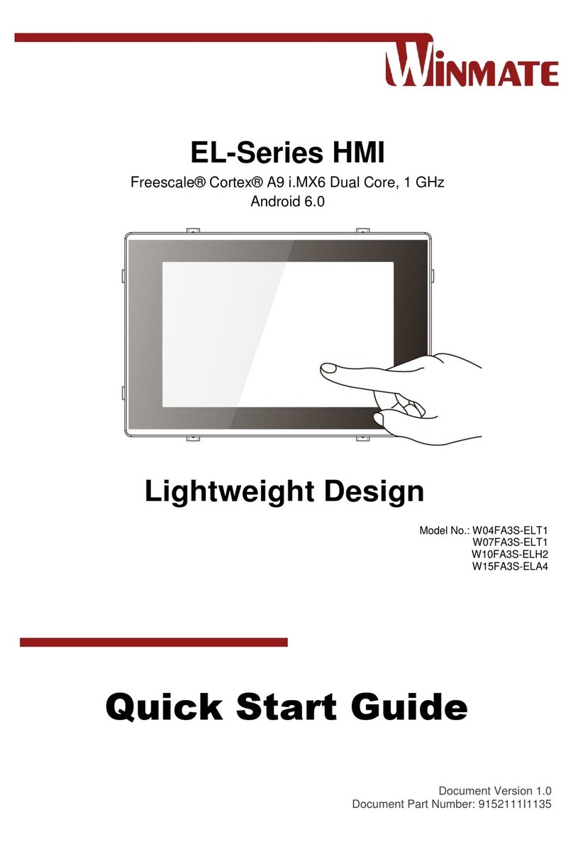 Winmate W04FA3S-ELT1 Quick start guides