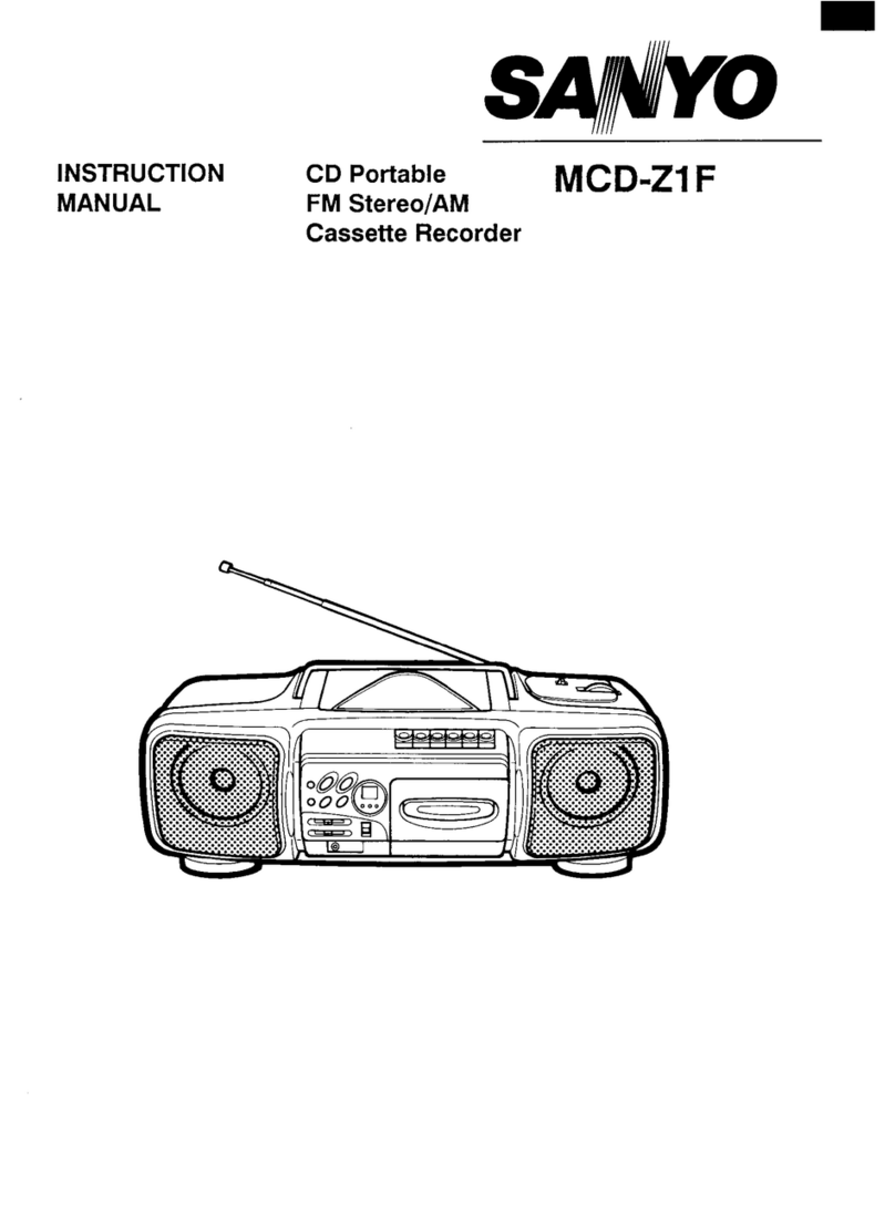 Sanyo MCD-Z1F User manual