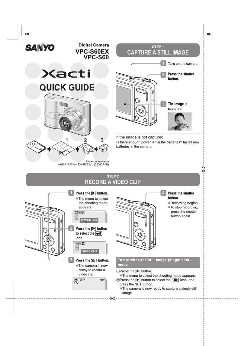 Sanyo Xacti VPC-S60EX User manual